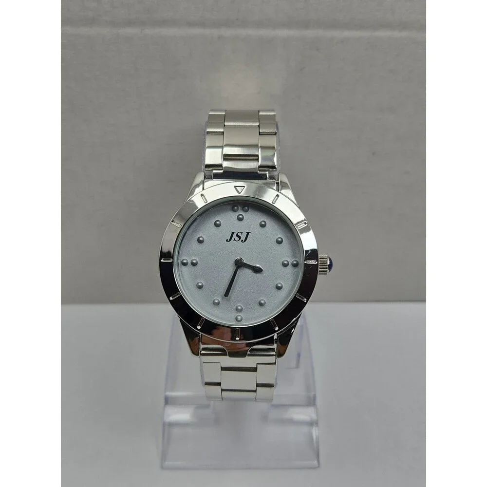 Visionu JSJ Tactile Braille Watch For Blind Visually Impaired Quartz New Battery